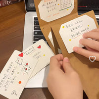 DIY Accordion Pop-Up Card Kit, Pull-Out Greeting Card Craft Set, Creative Gift for Couples, Qixi and Valentine's Day