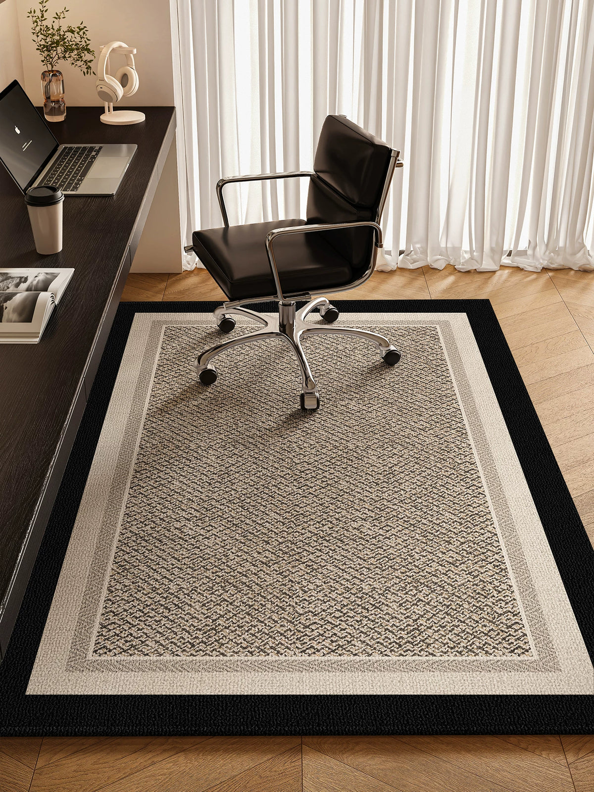 Office Chair Mat for Hardwood Floors, Anti-Scratch Desk Chair Pad, Non-Slip Carpet Protector
