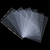 A4/A5 Clear PP Thickened Loose-Leaf Pages for Postcard & Card Storage
