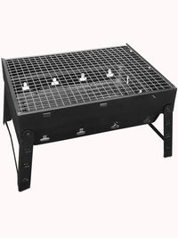 Portable Charcoal BBQ Grill with Folding Design for Outdoor Camping and Picnics