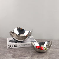 Modern Minimalist Stainless Steel Decorative Tray for Home Decor