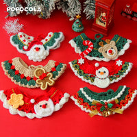 Pet Christmas Knitted Scarf and Hat Set for Cats and Small Dogs