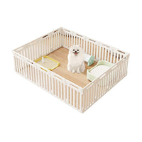 Bansen Pet Playpen Indoor Dog Fence Small Animal Enclosure Puppy Crate Rabbit Cage