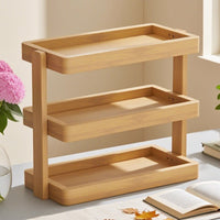 Multi-layer Desktop Storage Rack for Tea Cups, Cosmetics, Books, and Sundries