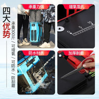 EVA Fishing Bucket Large Capacity Portable Foldable Live Fish Container with Lid Shoulder Strap