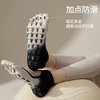 Professional Non-Slip Yoga Pilates Toe Socks for Women