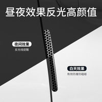 Car Door Anti-Collision Strip Handle Scratch Protector Reflective Honeycomb Decal