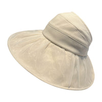 Women's Summer Ponytail Sun Hat with Mesh Face Cover - Adjustable Empty Top for Outdoor Beach Vacation