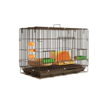 Foldable Indoor Rabbit Cage with Removable Tray and Accessories for Small Animals