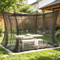 Portable Outdoor Camping Mosquito Net Tent for Travel, Large Square Bed Canopy