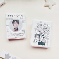 Mini Photo Album for Instax and Small Cards, 40-Pocket Capacity, Trendy Design