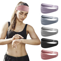 Unisex Quick-Dry Sweat-Wicking Yoga Cycling Headband for Outdoor Sports and Fitness