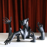 Mannequin Bust Jewelry Display Stand for Necklaces, Rings, and Accessories