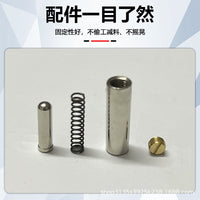 Nickel-Plated Brass Spring Plunger Pin for Positioning