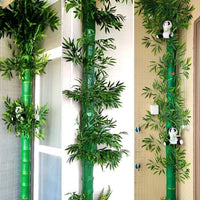 Artificial Bamboo Bark Vine for Pipe Decoration and Concealment