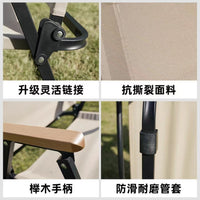 Portable Aluminum Alloy Folding Camping Chair for Outdoor Picnic and Travel