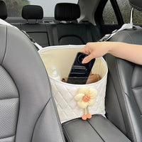 Car Seat Gap Organizer Bag for Purses and Essentials, Backseat Hanging Storage Pouch