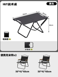 Lightweight Portable Folding Camping Table Outdoor Tactical Desk for Picnic BBQ