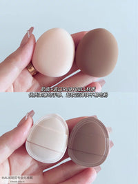 Ultra-Soft Mini Marshmallow Makeup Sponge Set for Blush and Foundation, Wet/Dry Use