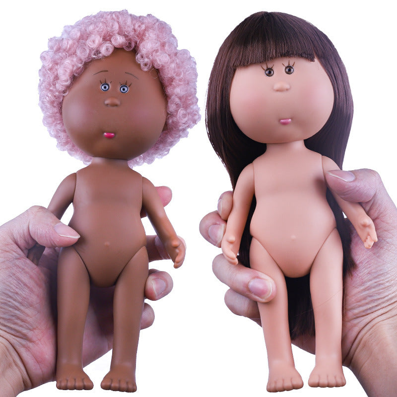 24CM Waldorf Handmade DIY Doll Set - Mia Potato Doll with Various Hair Colors and Skin Tones