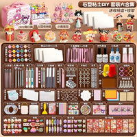 Air Dry Clay DIY Craft Kit for Kids, Non-Bake Modeling Clay Set with Tools, Educational Art Toy for Girls