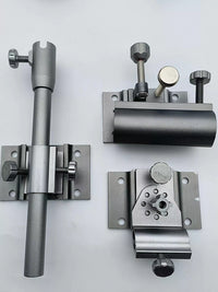 Aluminum-Magnesium Alloy Fishing Chair Accessories Set (Rod Holder, Keepnet Holder, Bait Tray)