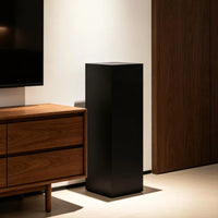 Wooden Lacquer Black Display Pedestal for Jewelry and Model Showcase