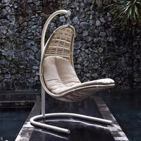 Outdoor Wicker Hanging Basket Chair for Patio Garden Balcony