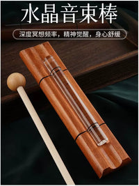 Crystal Sound Wand Set for Yoga Meditation Sound Healing Relaxation