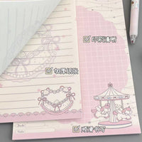 Dreamy Fairy Tale A5 Tear-Off Notepad, Thickened Cartoon Design for Study and Sketching