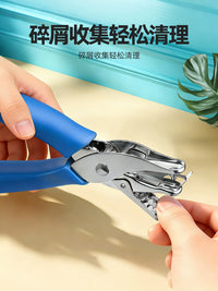 Perler Bead Puncher Kit with Tweezers for DIY Keychain Pendants, 3mm Hole Punch Tool