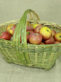 Handmade Bamboo Baskets for Storage, Hanging, Gifts, Eggs, Fruit, and Weddings - Portable Woven Bamboo Crafts