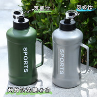 316 Stainless Steel Large Capacity Insulated Water Bottle with Handle for Sports & Outdoors