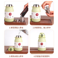 New 316 Stainless Steel Vacuum Insulated Water Bottle Large Capacity Outdoor Travel Flask with Strap
