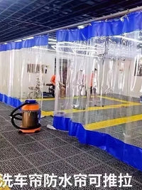 Transparent Waterproof Tarpaulin for Outdoor Windproof and Rainproof Enclosures
