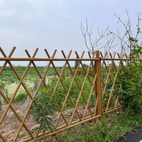 Stainless Steel Bamboo-Style Garden Fence Outdoor Yard Park Vegetable Patch Barrier