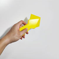 Xin Zhi Peng Gong Plastic Corner Trowel for Plastering and Putty Application, Wear-Resistant Masonry Tool for Wall Corners
