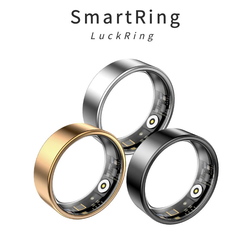 Smart Ring with Activity Tracking, Gesture Control, Heart Rate, HRV, Blood Oxygen, and Sleep Monitoring