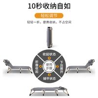 Folding Portable Recliner Cot for Office Naps and Outdoor Use
