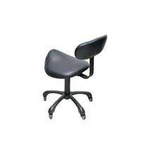 Ergonomic Saddle Stool with Backrest for Dental, Medical, Beauty, and Salon Professionals