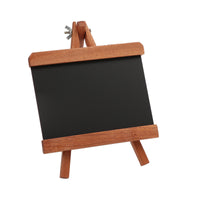 Wooden Mini Chalkboard Sign for Cafe & Retail Display, Freestanding Blackboard for DIY Art & Price Listing