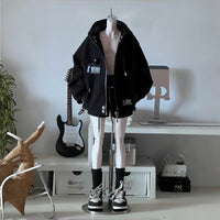 BJD Doll Windbreaker Set for 1/4 Scale Dolls - Jacket, Pants, and Name Tag