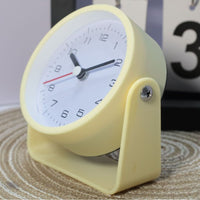 Kids ABS Silent Quartz Alarm Clock for Students, Desk or Wall Mount