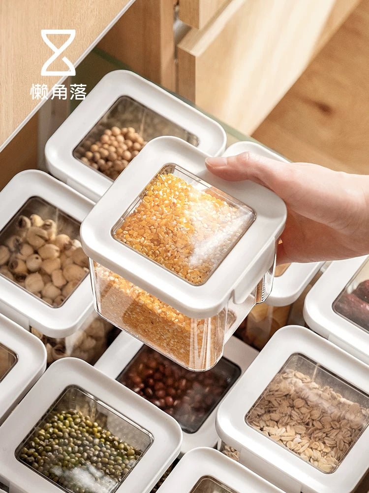 Lazy Corner Food Grade Airtight Storage Jars for Grains, Spices, Nuts, and Dry Goods