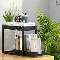 Pull-Out Under-Sink Organizer for Kitchen and Bathroom, Multi-functional Storage Rack
