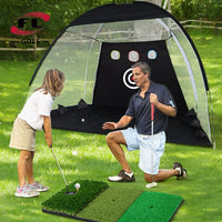 Golf Practice Net Set for Indoor Outdoor Chipping and Driving