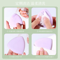 Dual-Sided Triangle Makeup Sponge for Liquid Foundation and Cushion Compacts