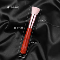Natural Crystal Handle Makeup Brush Set for Daily Beauty Application