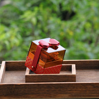 Acrylic Gift Box for Dried Tangerine Peel or Rose Tea, Creative Packaging for Special Occasions