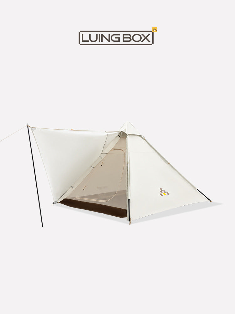 Luingbox Camping Box Silver-Coated Tarp Tent for Outdoor Picnics and Camping